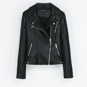 Zara leather jacket