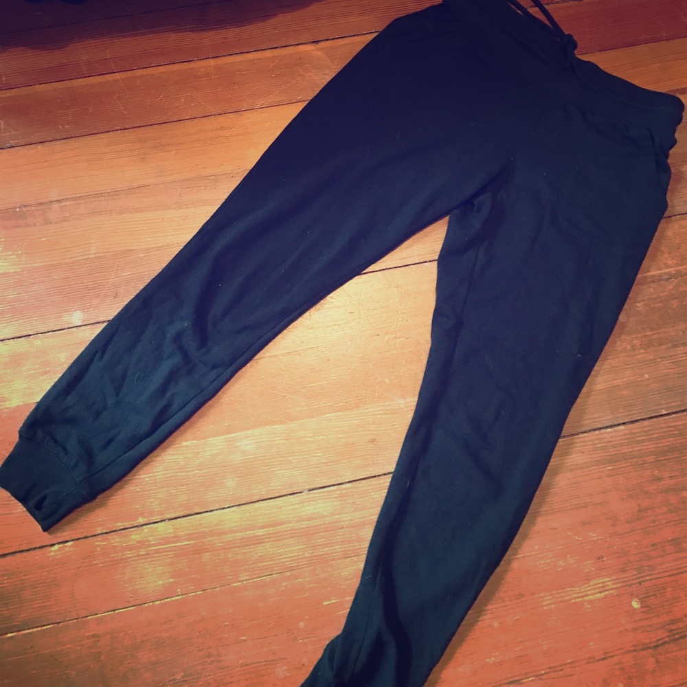 Black jogger pants