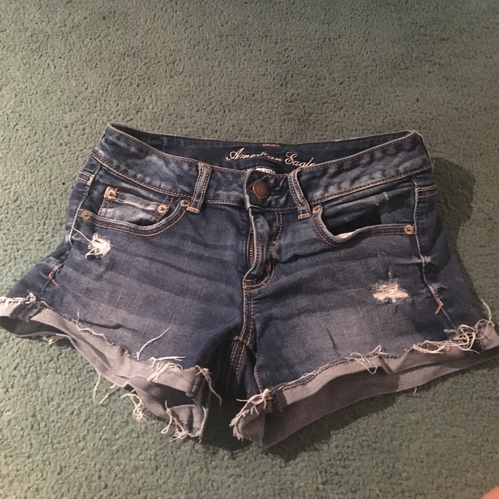 American eagle jean shorts