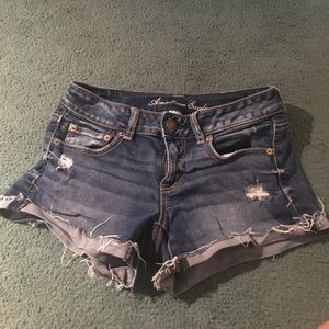American eagle jean shorts