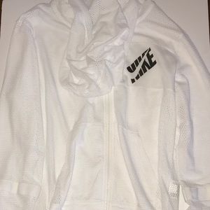 Nike mesh zip up hoodie never worn
