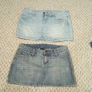 Jean skirts