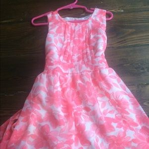 Carter's floral coral dress