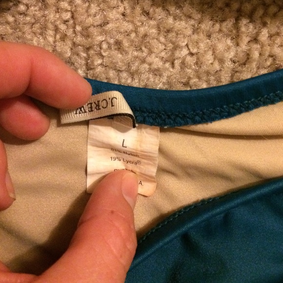 Jcrew string bikini bundle! Red and green/blue - Picture 2 of 3