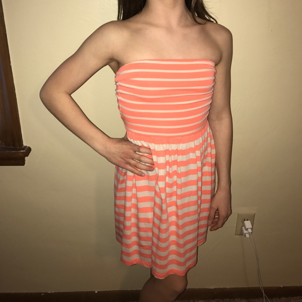 Strapless sundress