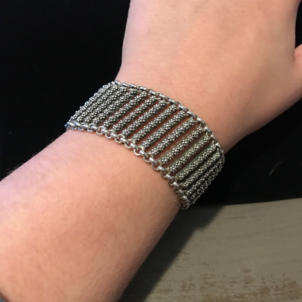 Lois Hill sterling silver bracelet