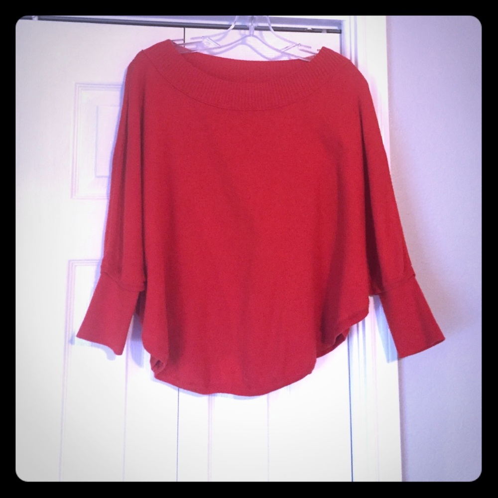 LOFT poncho/shrug styled light sweater L/XL