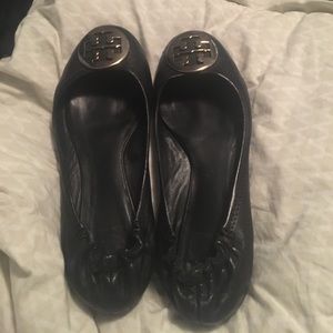 Tory Burch Reva black flats