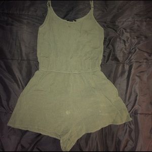 Olive green Romper