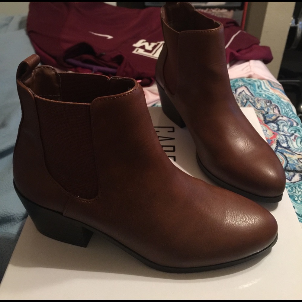 Chestnut Brown Ankle Boots/Booties