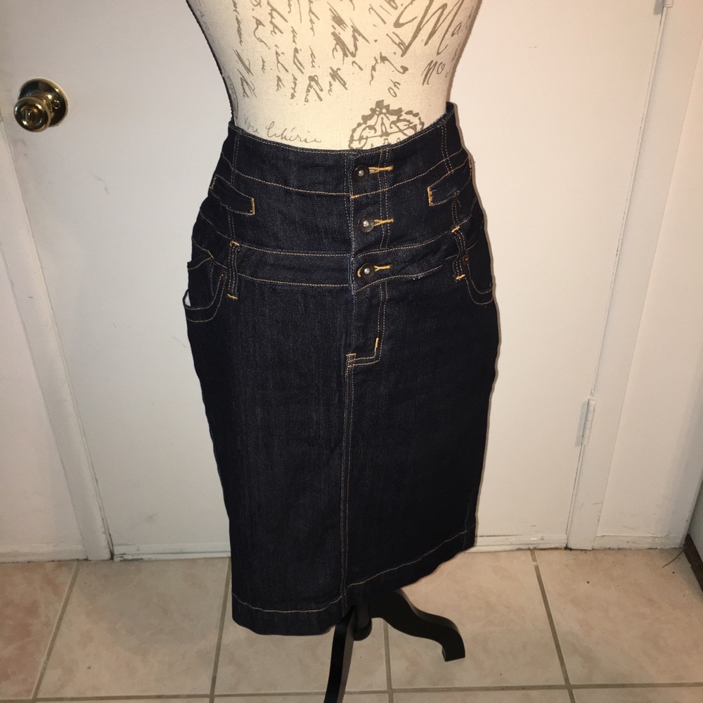 Blue jean skirt