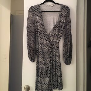 DVF Wrap Dress, Size 4