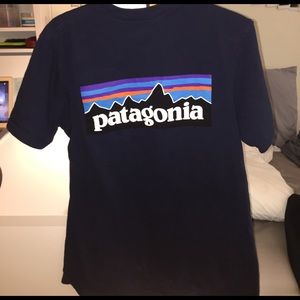 Patagonia logo t-shirt (navy blue)