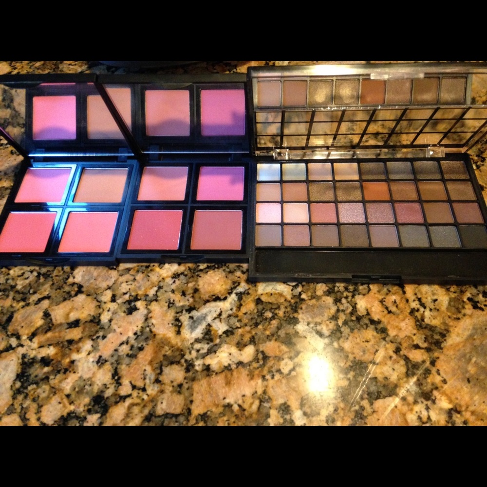 EUC- E.L.F.  quad blushes and 32 neutrals palette.