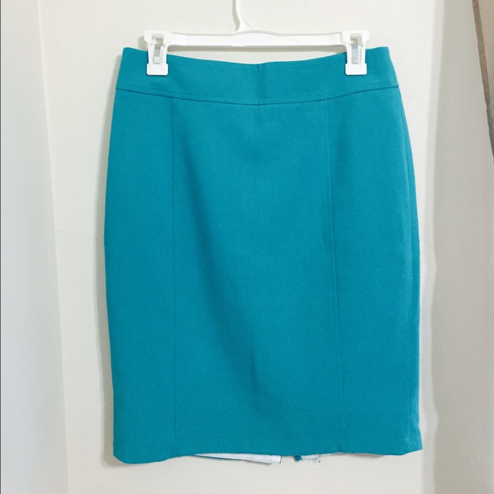 Turquoise Loft skirt