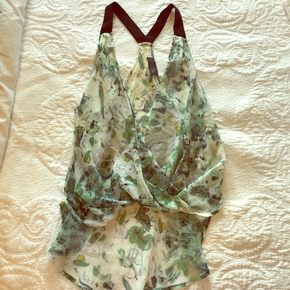 Beautiful floral tank top.