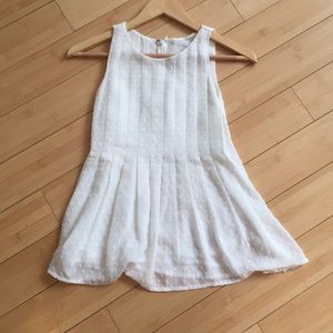 NWOT Cute Greylin Pintuck & Swiss Dot Blouse