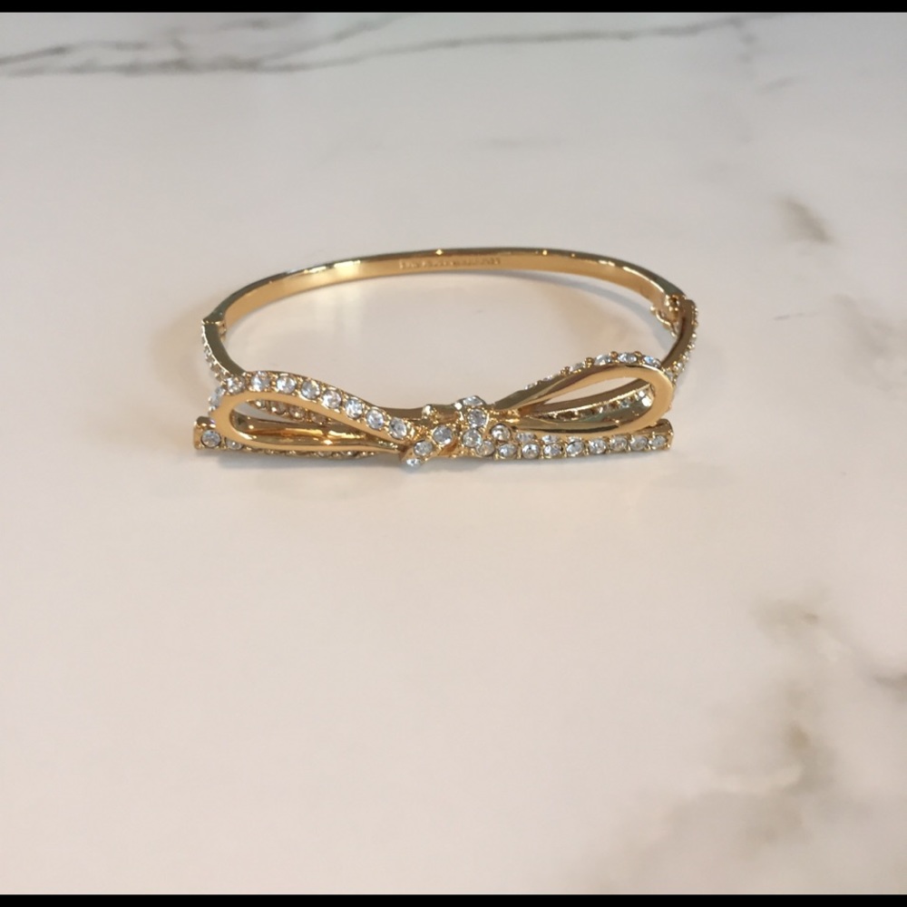 Kate Spade Skinny Mini Pave Bow Bangle