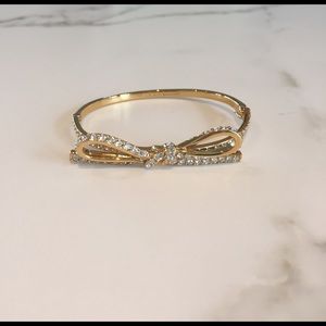 Kate Spade Skinny Mini Pave Bow Bangle