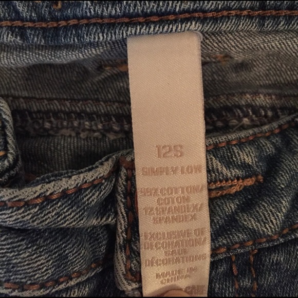 JUSTICE JEAN SHORTS PREMIUM SHORTS SIZE 12S - Picture 5 of 5