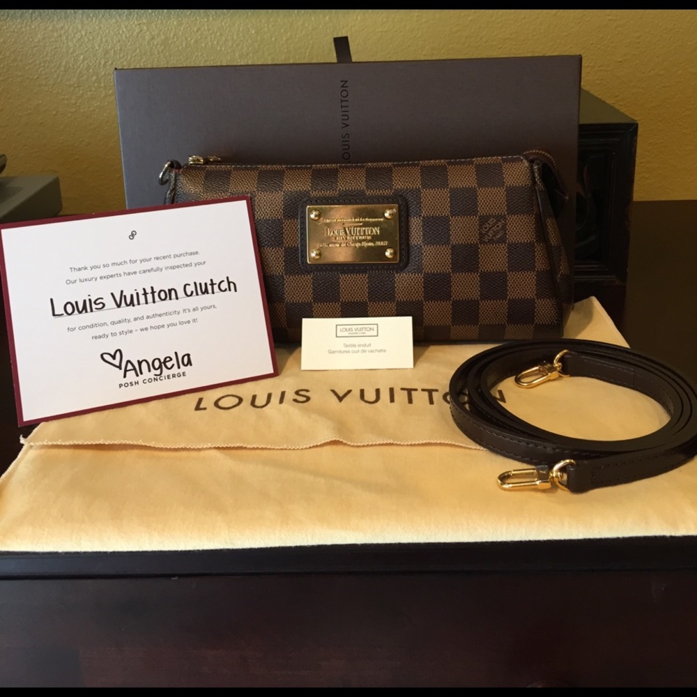 ⚡️Sold on Trade⚡️Luis Vuitton Eva Clutch date code