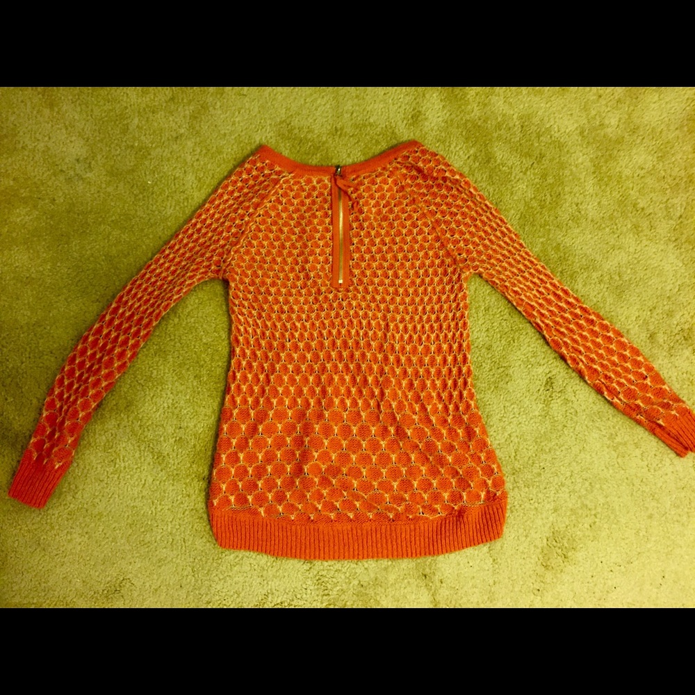 Anthropologie Orange Sweater - Picture 3 of 3