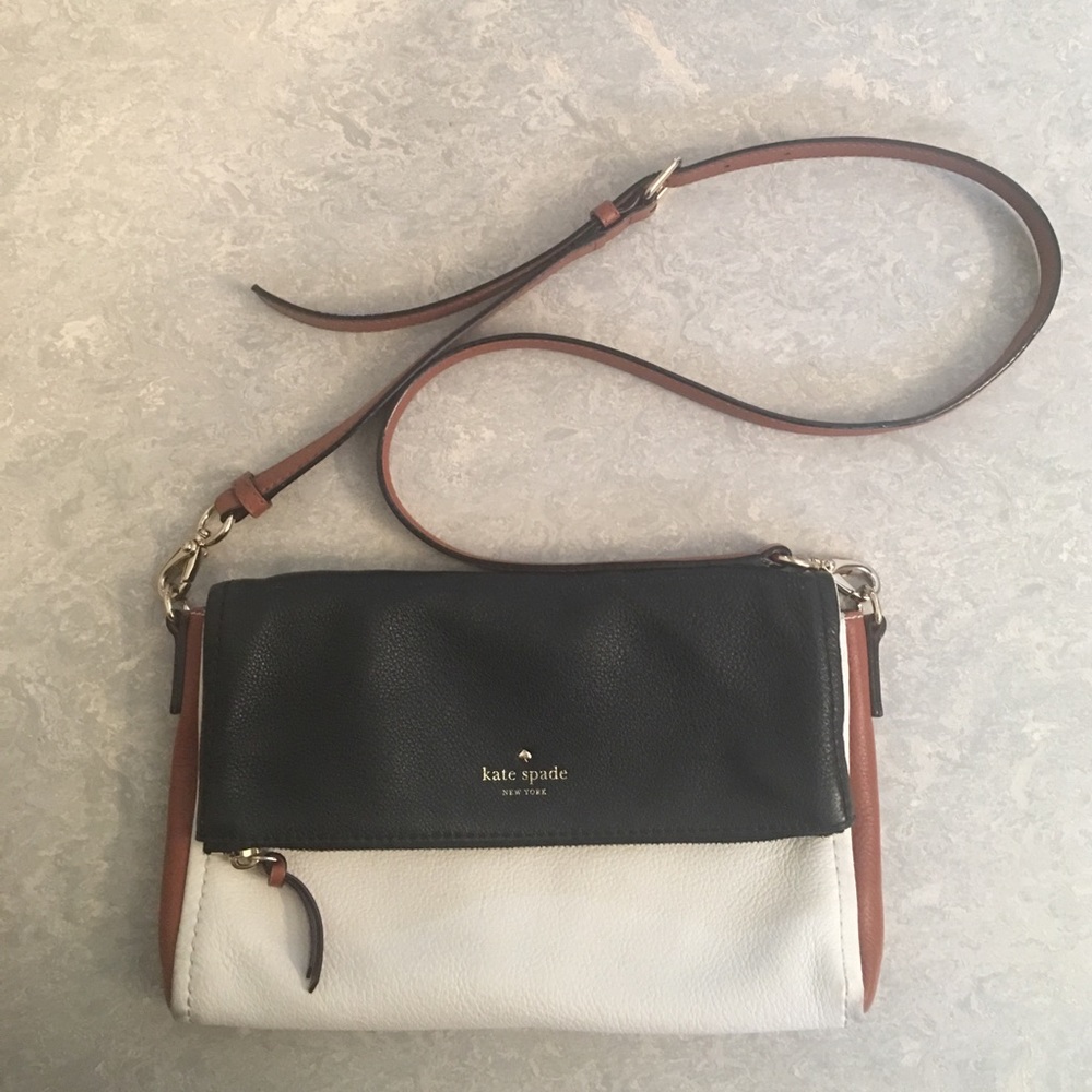 Side body clutch - three toned summer bag.