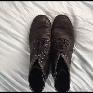 Clarks Black Combat Boots