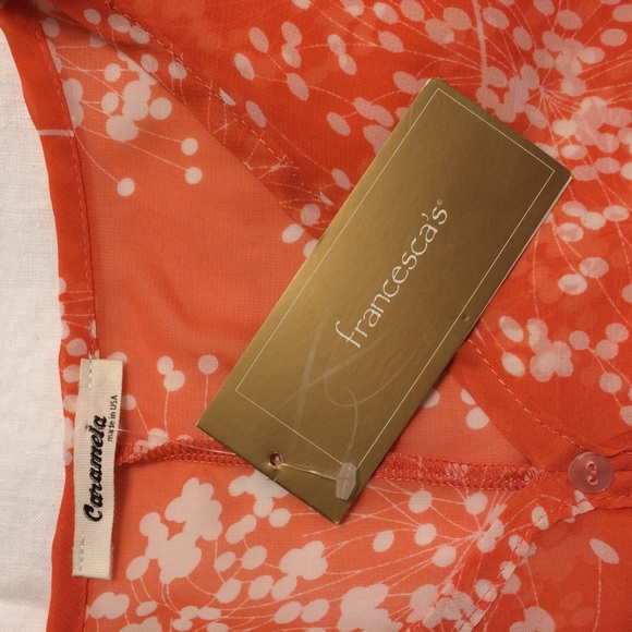 Sheer floral blouse with cinched waist - Picture 4 of 4