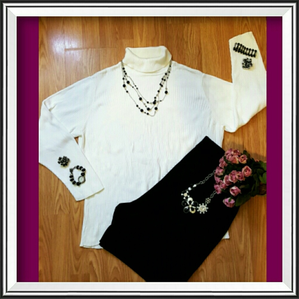 Caslon knit long sleeve Turtle neck