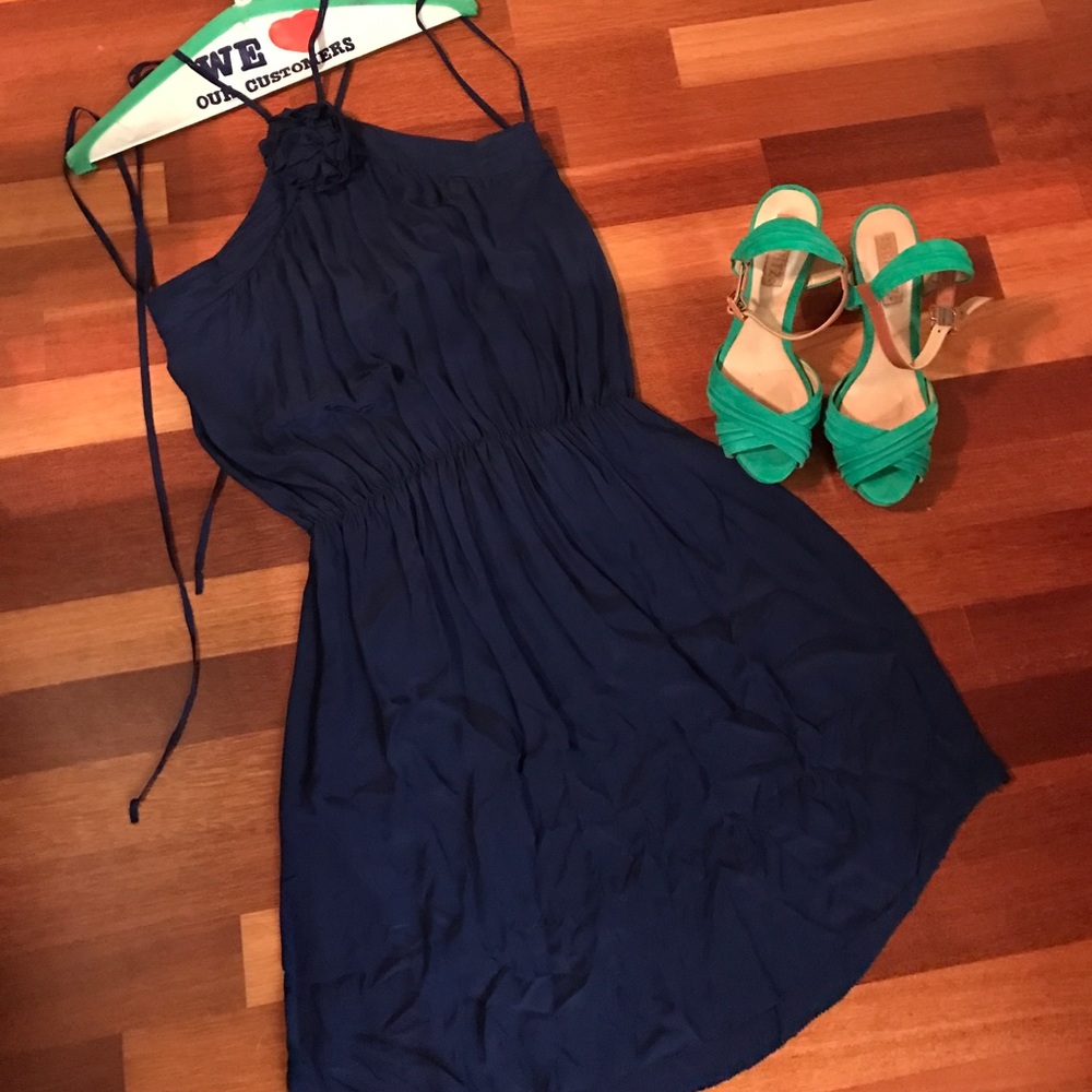 Navy blue dress
