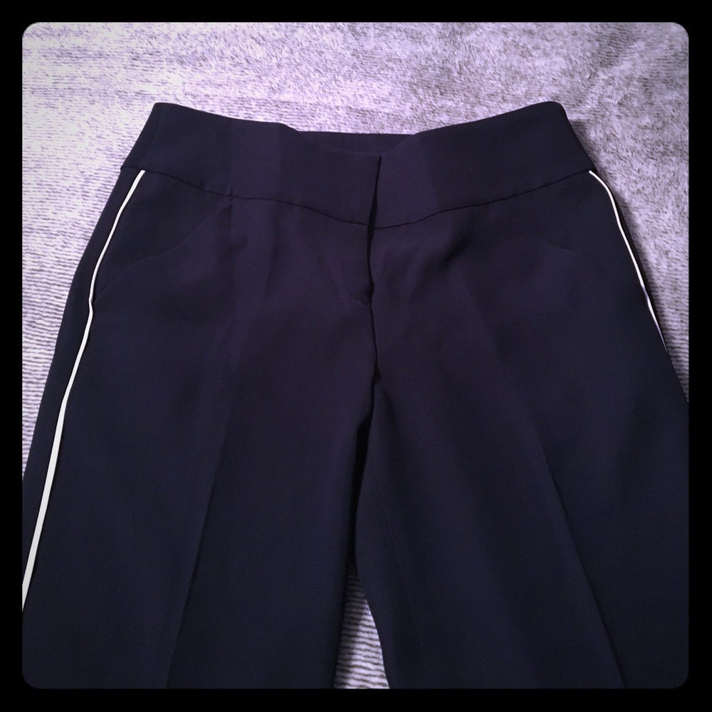 Ann Taylor 0 dress pants with piping