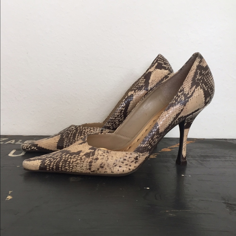 Snakeskin pumps - BCBG Girls