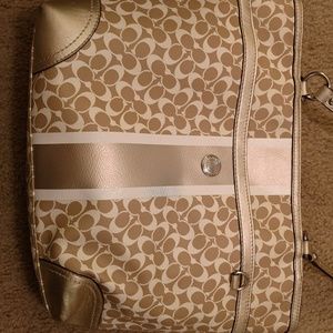 Over the shoulder Coach purse