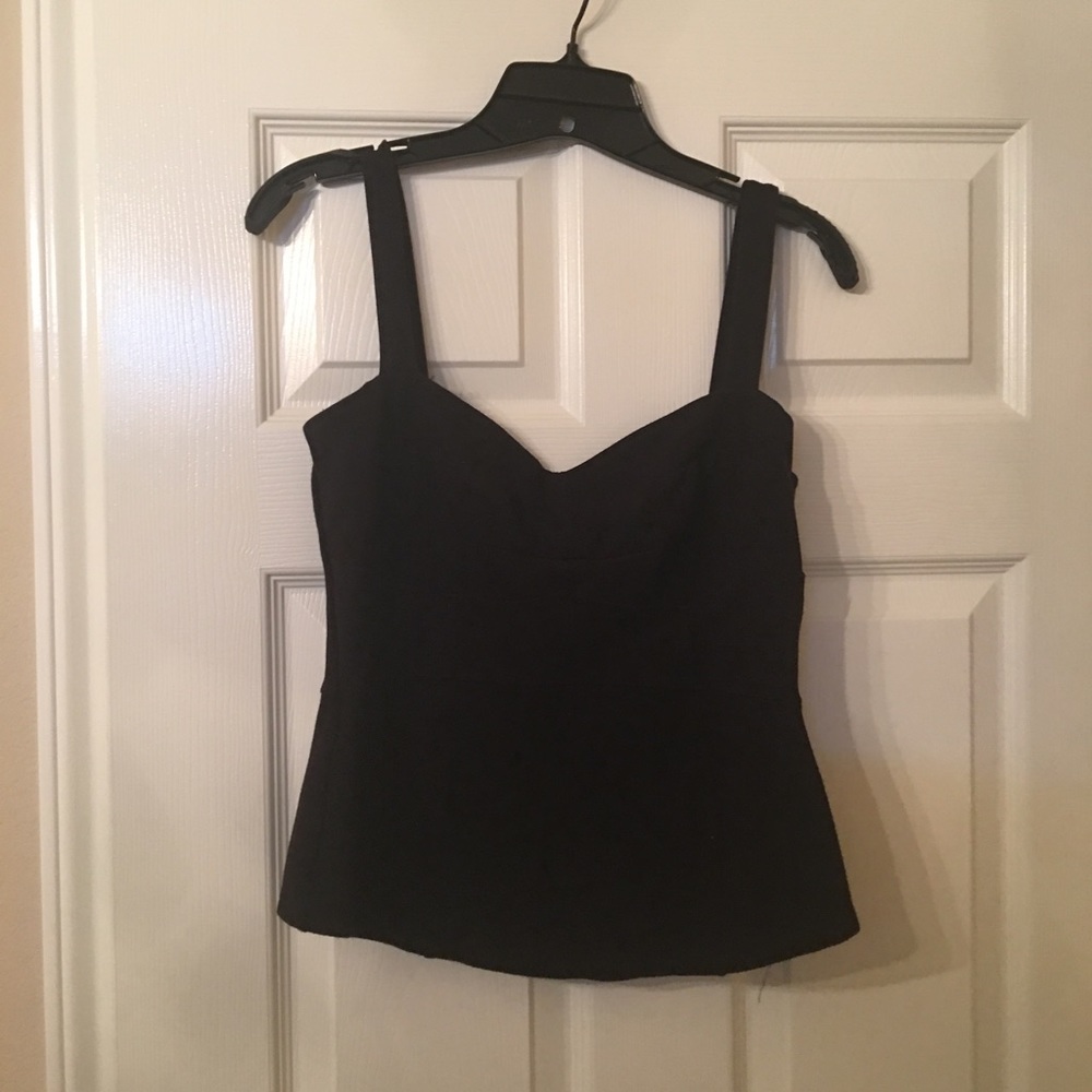 Betsey Johnson Collection Seaming Detail Tank L