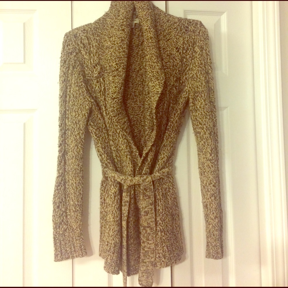 Brown and Tan St. John's Bay Sweater