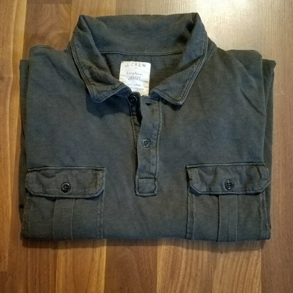 J Crew Ringspun Jersey Polo FLASH SALE!!