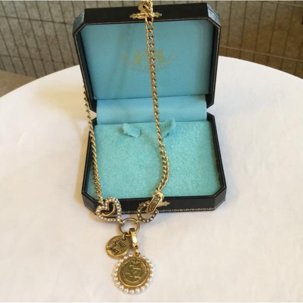 Sophisticated Gold Juicy Couture Necklace