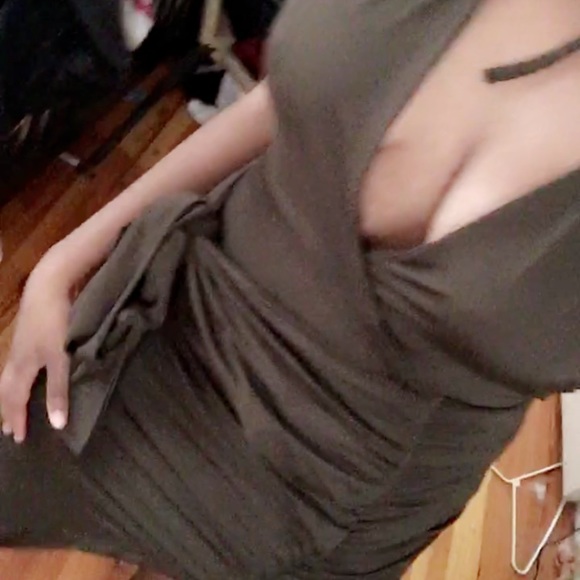 Green Sexy Club Dress - Picture 2 of 3