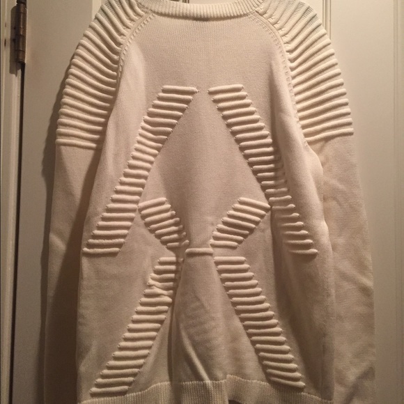 Beta NYC off-white sweater 100% Pima Cotton - Picture 3 of 3