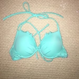 Victoria secret push-up bikini top and bottoms 32A