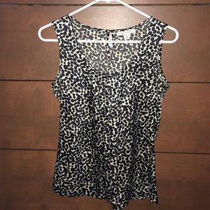 Sleeveless satin shell