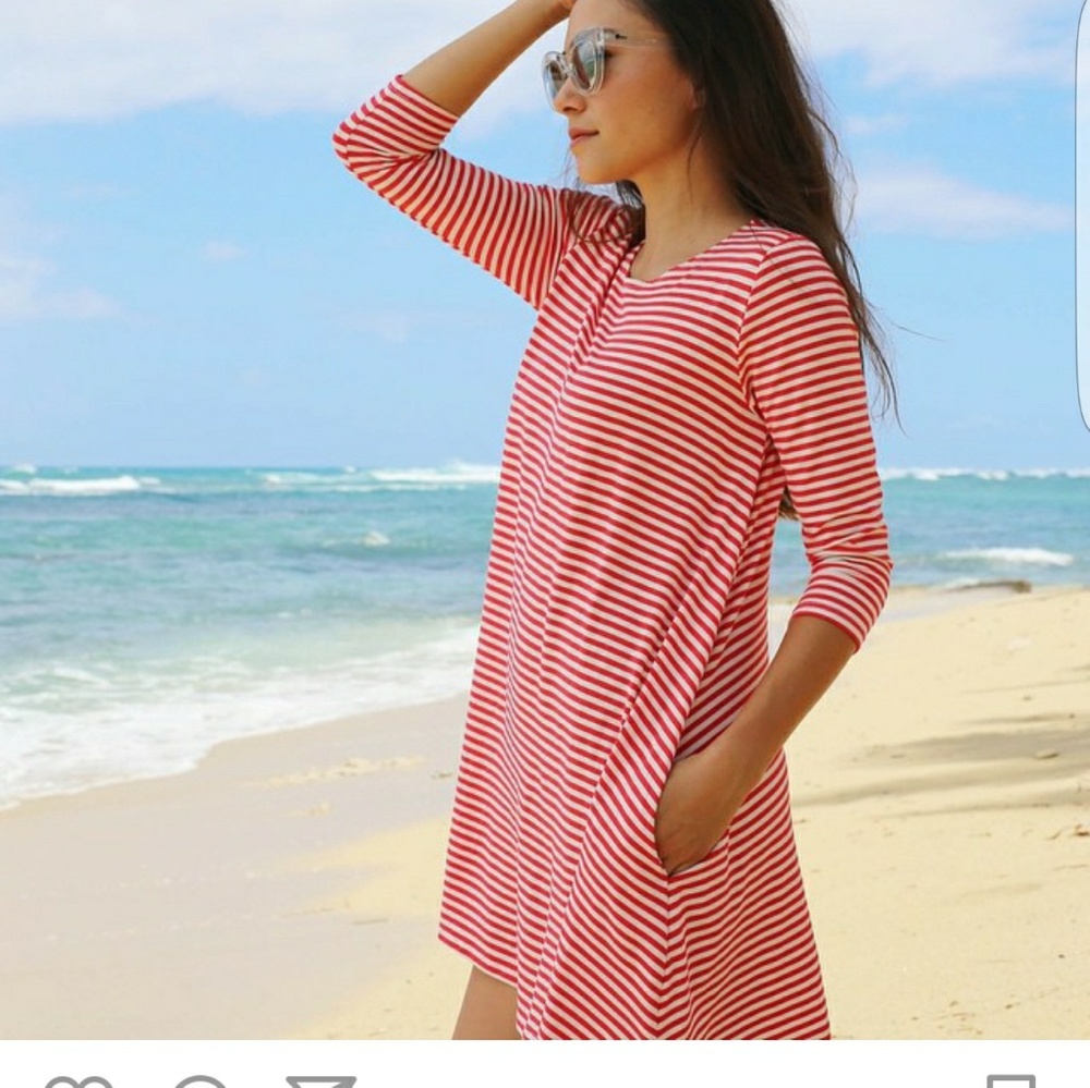Striped Fighting Eel Dress