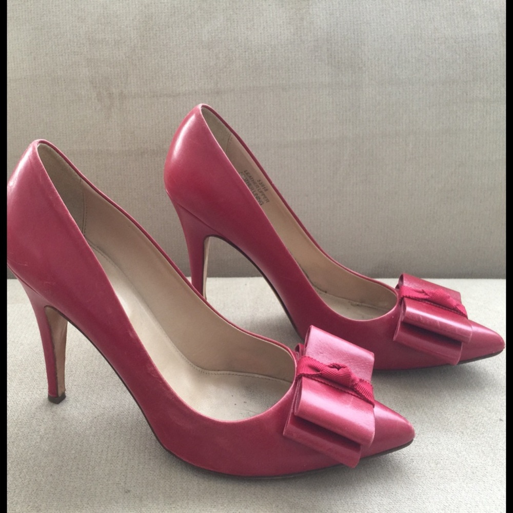 J.Crew  heels 4" 👠Genuine Leather 8 us - Picture 2 of 8