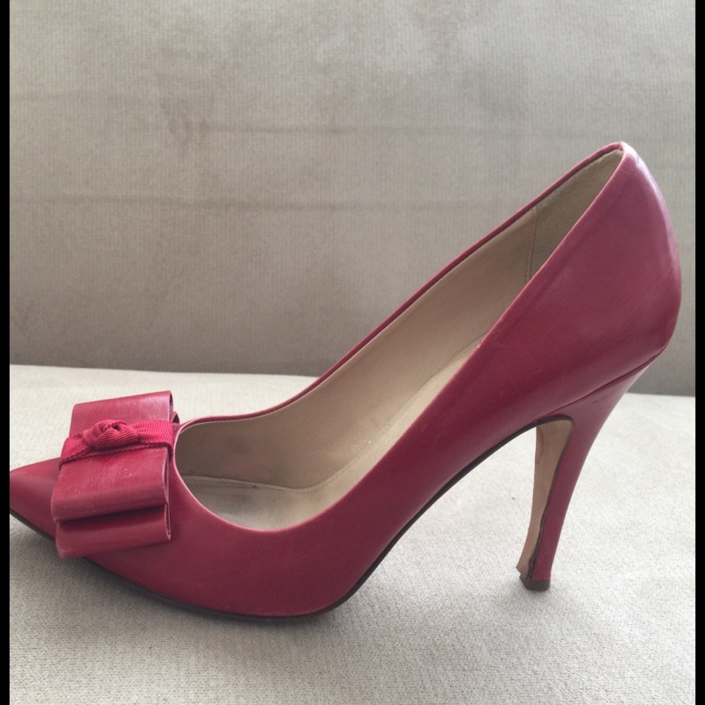 J.Crew  heels 4" 👠Genuine Leather 8 us - Picture 5 of 8