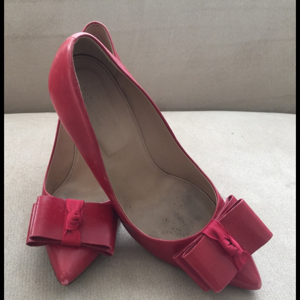 J.Crew  heels 4" 👠Genuine Leather 8 us - Picture 6 of 8