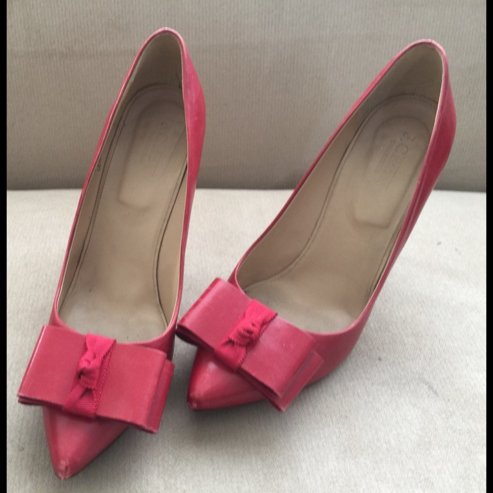 J.Crew  heels 4" 👠Genuine Leather 8 us - Picture 3 of 8