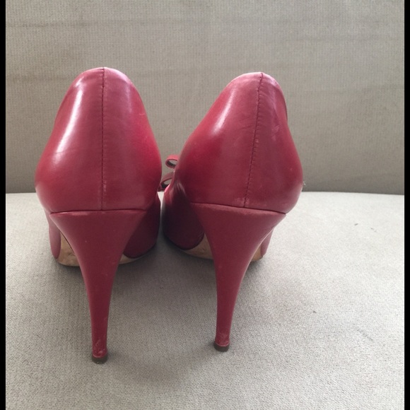 J.Crew heels 4" 👠Genuine Leather 8 us - Picture 4 of 8