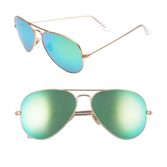 ❗️FINAL 💲❗️Ray Ban 58mm Sunglasses Green Flash - Picture 2 of 8