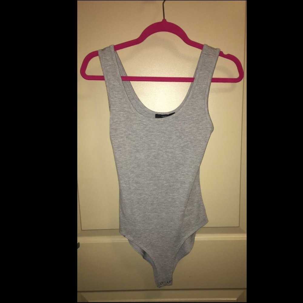 Forever 21 Gray Bodysuit (Never Worn)